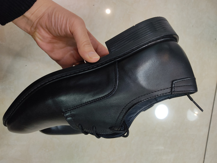 کالج مردانه چرم طبیعی مدل M4 شمس سایز بندی 40الی44