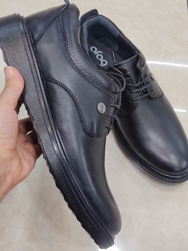 کفش طبی مردانه چرم طبیعی مدل 850 از برند آفاق سایز بندی 40الی44